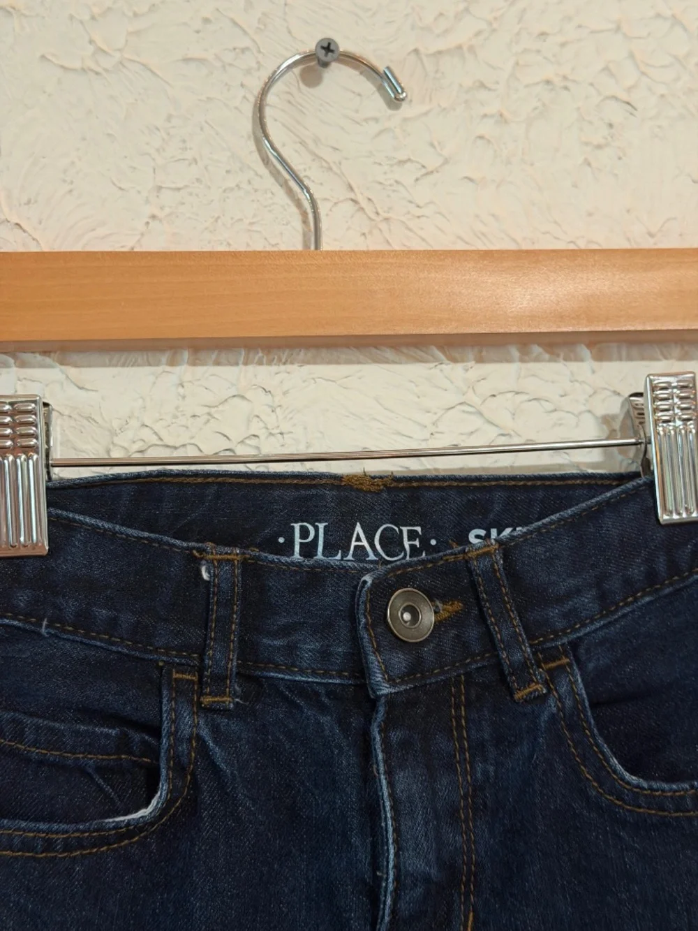 The Children’s Place Boys Dark Wash Skinny Jeans Size 8 Slim